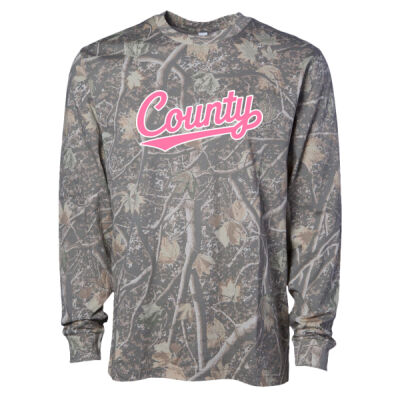 Pink and White - Unisex Premium Long Sleeve T-Shirt Thumbnail